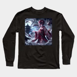 Power of a shaman miko Long Sleeve T-Shirt